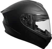 Motorradhelm Integralhelm M72 Helm Größe M Rollerhelm Sturzhelm matt schwarz Visier klar