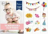 Mideer Tattoo für Kinder – Geburtstag – 12 Teile