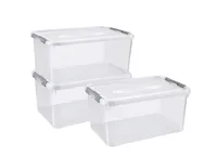 CURVER 5-er Set HANDY+ Box 15L transparent 246385