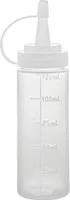 SIDCO Soßenflasche Kunststoff Quetschflasche Spender Squeeze Flasche 125 ml Ketchup Senf