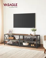 Televizní stolek RTV 160 cm hnědý LOFT