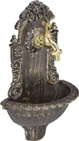 ANTIQUE GARDEN SINKING FONTAN Wanddekoration mit nostalgischem Wasserhahn