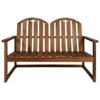 vidaXL Ławka ogrodowa 110 cm z litego drewna akacjowego