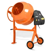 HECHT 2185 Betonmischer | 180 Liter | 850 W | mit Fahrgestell | 26 U/min | 400 mm Trommelöffnung