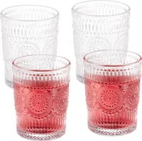 relaxdays Vintage poháre na pitie sada 4 300 ml