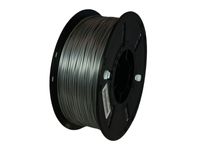 Filamentwerk PLA+ Soft Silk Seidenoptik Dunkelgrau 1,75mm Drucker Filament 1kg