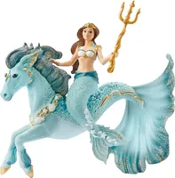 Schleich Bayala Meerjungfrau-Eyela auf Unterwasserpferd, Spielfigur