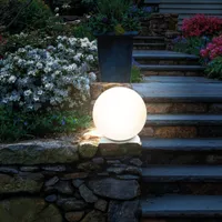 esotec Solarkugel Siena ⌀20cm mit Fernbedienung 16 Lichtfarben outdoor 102890