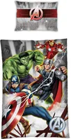 Disney Avengers Bettwäsche-Set, Bettbezug 140 x 200 cm Kissenbezug 63 x 63 cm, Polyester…