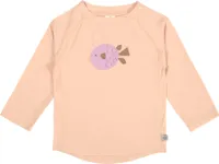 Lässig Schwimmshirt Badeshirt Langarm  Splash & Fun Fish peach rose, 13-18 Monate Gr. 86