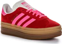 Adidas Gazelle Bold W Three Layers Q Panel Gum Sole Damen Wildleder Sneaker in Rot Rosa – 6 UK - 39 1/3 EU - 7.5 US / Red Pink
