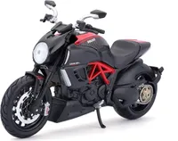 Maisto 5-11023 - Modellmotorrad - Ducati Diavel Carbon (schwarz-rot, Maßstab 1:12)