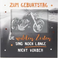 3D Klappkarte mit Musik und Licht Motiv 15 - Happy Birthday Heute ist dein Tag - 3 LR54/L1130 Alkali-Mangan Batterien enthalten - Depesche