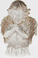 Engel Deko Schutzengel betend Weihnachtsengel Skulptur Figur Elfe Fee Herz Stern