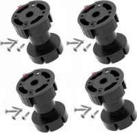 Set-4st Sockelfüße Möbelfüße Verstellfüße Sockelverstellfuß höhenverstellbar 15cm