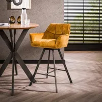 Hoyz-Kollektion – Barstuhl Grid drehbar – 2er-Set