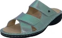 Finn Comfort Komfort Pantoletten Damen 31373733363630 Silber 42 EU