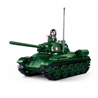 Sluban Model Bricks M38-B0982 Tank T34/85