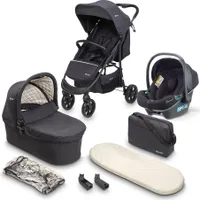 BabyGo Kombikinderwagen Style 3in1 schwarz