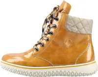 Rieker Damen Schnürboots Stiefeletten  Z4206, Größe:39 EU, Farbe:Gelb