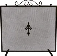 Ochrana krbu EDM 85756 čierna 67,3 x 0,8 x 61 cm