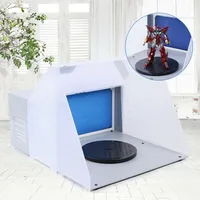 25W stříkací kabina Extrakční systém Stříkací kabina pro výrobu modelů Stříkací box Hadice Výfukový ventilátor Filtr