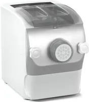 Klarstein Pastamania Nudelmaschine Elektrisch – 260 W Vollautomatische Pastamaschine mit 7 Aufsätzen, 500 g Kapazität, Leise (60 dB), LED-Anzeige, Weiß