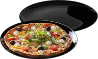 2 Pizzateller / Grillteller 32cm Black Italian Style