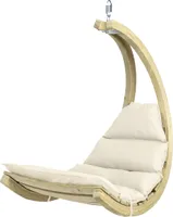AMAZONAS Schwebesessel Swing Chair Creme Hängesessel inkl. Sitzkissen und Schwingfeder