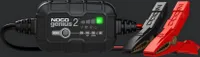 NOCO Genius2 Inteligentne klemy do ładowania akumulatorów ze zintegrowanymi oczkami 6/12V 2A