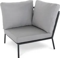 Eckteil Lounge Mali Anthrazit/Grau