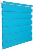 WOLTU Doppelrollo, Duo Rollo Klemmfix ohne Bohren, Seitenzugrollo Easyfix, lichtdurchlässig und verdunkelnd, Türkis, 80x150 cm