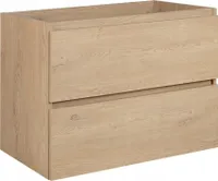 RODAN | Waschbeckunterschrank 80 CM - Eiche Hell - Badmöbel, Badezimmerschränk, Badezimmermöbel, Badschranke