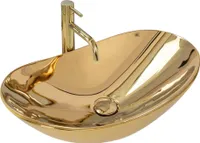 Rea Aufsatzwaschbecken Royal Oval Gold