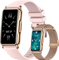 Smartwatch für Damen und Herren, Kalorienschrittzähler, Schlaf- und Herzfrequenzmesser, 1,47-Zoll-HD-Bildschirm, kompatibel mit Android- und iOS-Telefonen