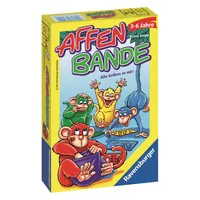 Ravensburger 23114 - Affenbande , hra so sebou pre 2-4 hráčov, hra pre deti od 3-6 rokov, kompaktný formát, hra na cesty