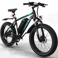 HITWAY E-Bike Off-Road Elektrofahrrad damen  herren MTB 26 Zoll x 4,0 fette Reifen 48V 15 Ah 720Wh,7 Gang, Heckmotor, Kettenschaltung, LCD mit APP