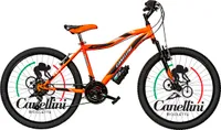 Dětské kolo MTB Vortex 24" 18v - oranžové/černé