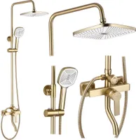 Rea Duschgarnitur Argus Gold Brush