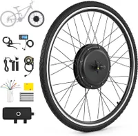 Viribus® 28 Zoll LCD Vorderrad Elektro-Fahrrad Kit Ebike Umbausatz e-bike