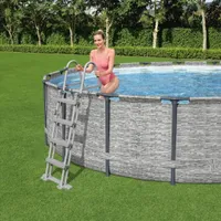 Bezpečnostní žebřík Bestway Flowclear 4 stupně 122 cm
