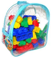 Polesie Grundbausteine Junior Bausteine 100tlg im Rucksack