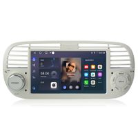 Einbau-Navigationsgeräte 7 ''Carplay 2+32G android13 autoradio für Fiat 500 2007-2015 GPS SWC WIFI BT RDS DSP DAB+ 1280*720