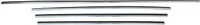 4x listwy boczne drzwi CHROME do Peugeot 307 II od 2005-2007