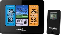 Bezdrátová WiFi meteostanice, venkovní senzor, kalendář, barometr, Tuya Smart App, IPX4