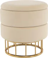 Hocker Zero 500 Elfenbein / Gold