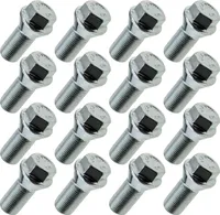 16x Radschraube M14x1.25, Gewindelänge: 24mm, Kegelbund, Kurzkopf, SW17