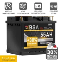 KFZ Autobatterie 55Ah AGM, EFB, GEL 12V für Ihr Auto günstig kaufen