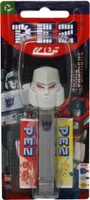 PEZ Figur Megaron mit grauem Spender und zwei Päckchen Bonbons 17g