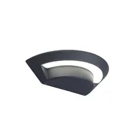 LUTEC GHOST, Wandbeleuchtung für den Außenbereich, Grau, Aluminium, Polycarbonat (PC), IP54, Fassade, I